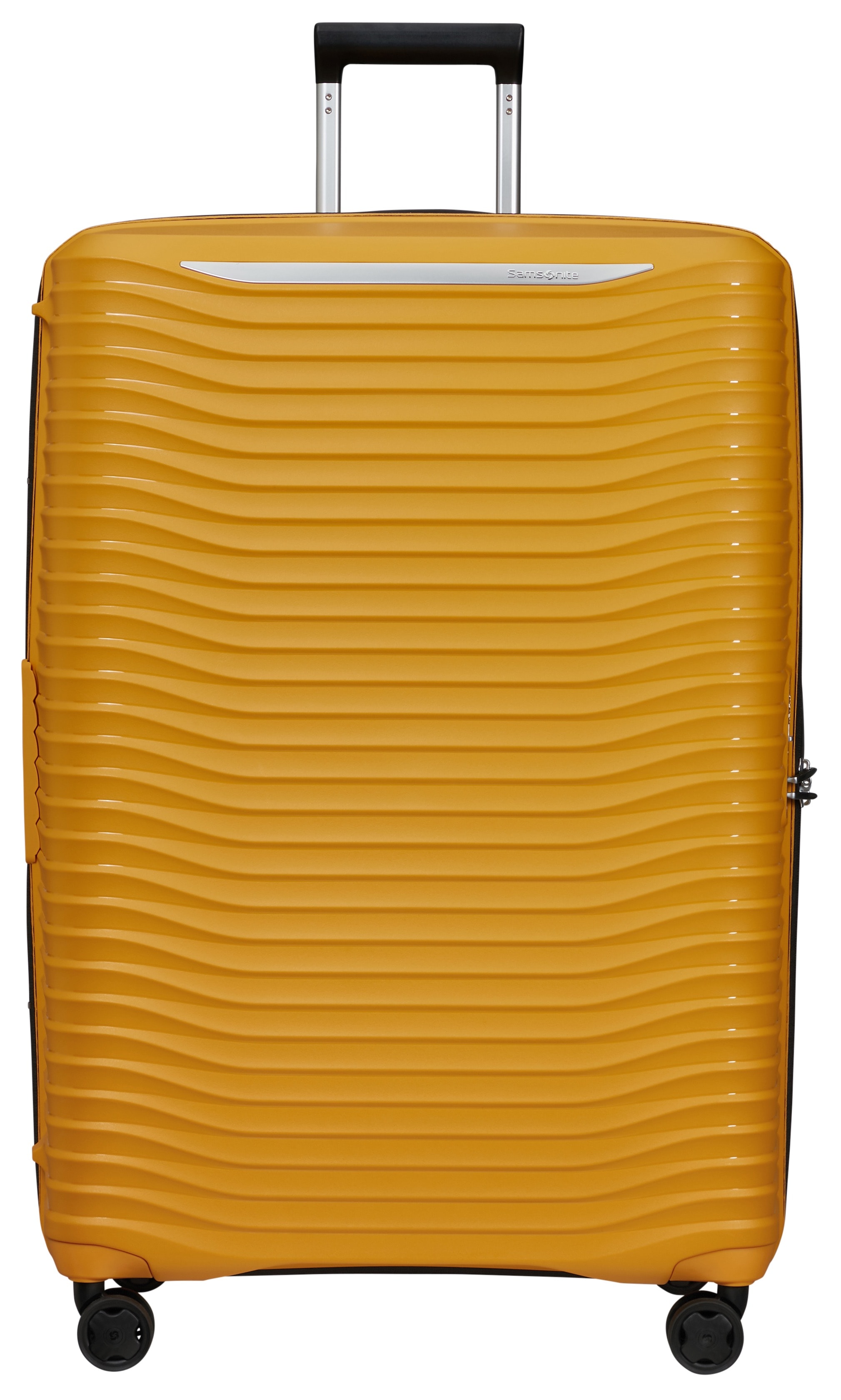 Hartschalen-Trolley SAMSONITE "UPSCAPE, verschiedene Größen und Farben", Gr. B/H/T: 54 x 81 x 34 133, gelb, Polypropylen, gestreift, Koffer, Volumenerweiterung Reisegepäck Hartschalen-Koffer TSA-Zahlenschloss Image