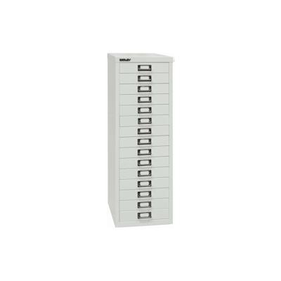 Bisley Schubladenschrank Basis A4 15 Schübe lichtgrau Image