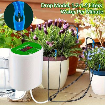 TEMU Automatic Plant Waterer Indoor, Indoor Plant Watering , Automatic Drip Irrigation Kit With 8 Adjustable Droppers Image