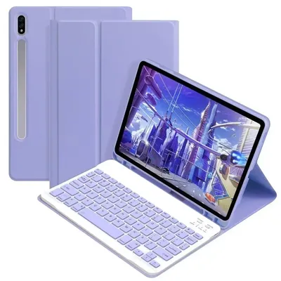 For Samsung Galaxy Tab A9 Plus Case 11 A8 10.5 Tablets Keyboard Galaxy Tab S10 S9 FE 10.9 S7 S8 11 FE PLUS 12.4 S6 Lite 10.4