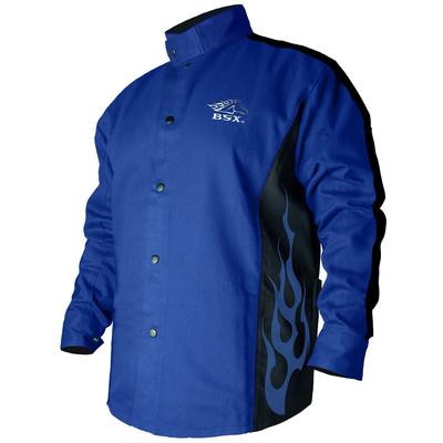 Revco Black Stallion BSX 9oz Royal Blue FR Cotton Welding Jacket