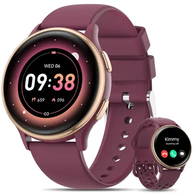Kleiner Fleischbällchen, Smartwatches für Männer und Frauen, Fitness-Tracking, Frauengesundheit. Image