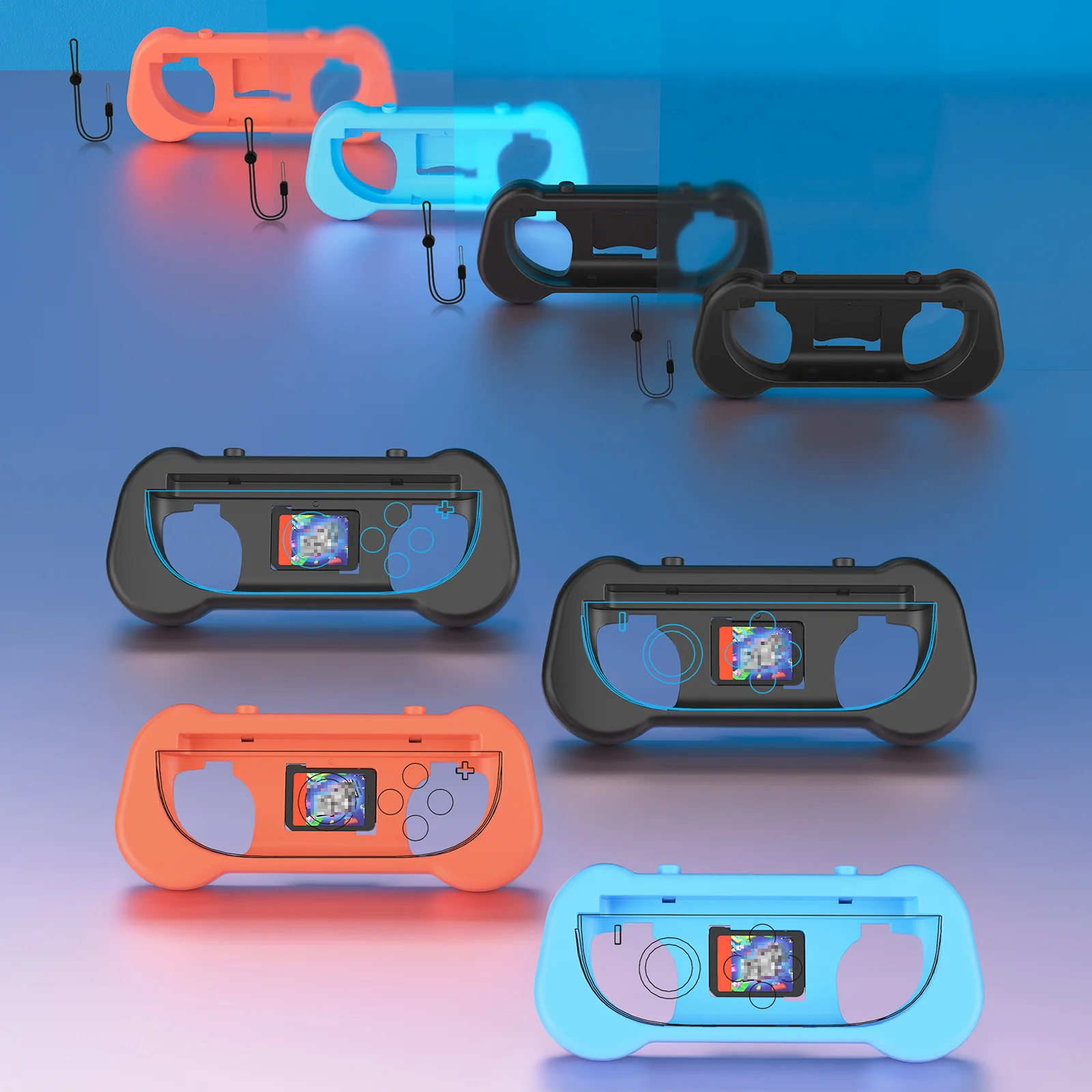 STORM WYRM Ergonomischer Hilfsspielgriff für Switch2, Handgelenklinderung, einfache Installation und Tragegurt, Zugang mit vollständiger Taste, Spielzugang Image