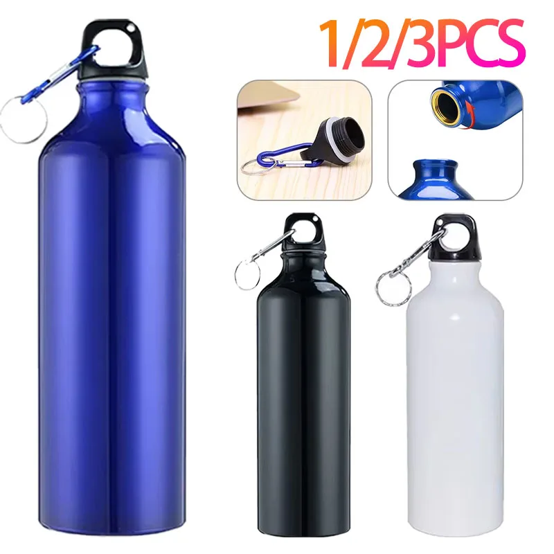 500/750 ml Aluminium Outdoor Bike Sport Wasserflasche Trinkkessel Trinkbecher Auslaufsicherer Wasserkrug für Reisen Laufen Camping Image