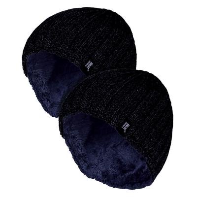 Herren Chunky Soft Winter Rippenmütze - 2er Pack Image