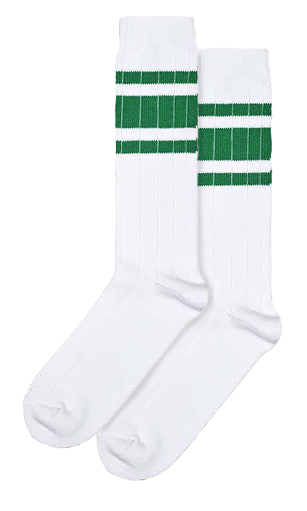 1 Pack Neuheit Chunky Socken | Happy Socks | Lustige Rippenstrümpfe - Grün