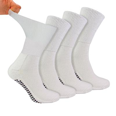 4er-Pack Bambusdiabetikersocken mit Griffen für Männer und Frauen Image