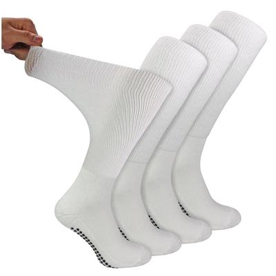 4er-Pack lange Bambus-Socken für Diabetiker mit Grips für Männer und Frauen Image