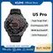 KUMI U5 Pro 1,43 Zoll AMOLED-Bildschirm GPS-Smartwatch Bluetooth-Anruf Herzfrequenzmessung Oximetrie Outdoor 100+ Sport SOS Männer Frauen