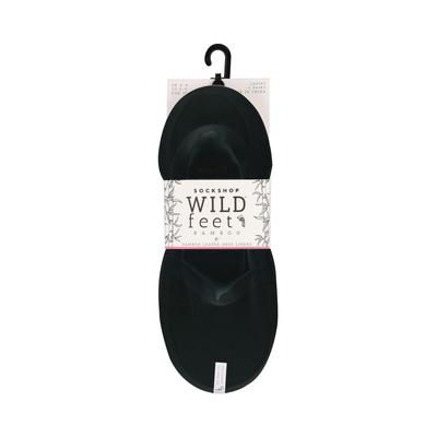 Wild Feet - 3er-Pack Damen Bambus Unsichtbare Socken | Silikon Fersenhalt Image