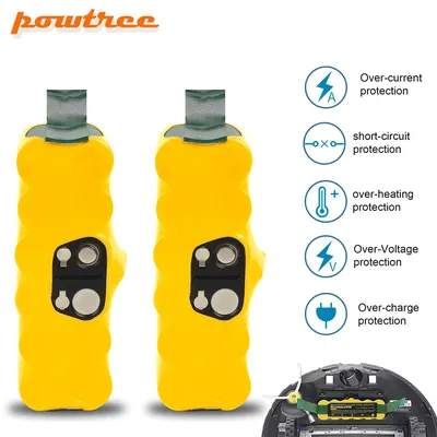 14,4 v 3800mah Akku ni-mh Batterie, Bürste, Schrauben zubehör für irobot roomba Serie Staubsauger Image