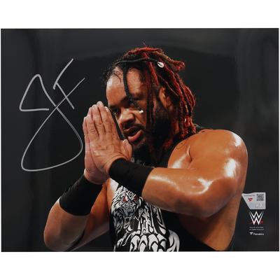 Foto mit Autogramm von Jacob Fatu WWE 8 x 10 Zoll Image