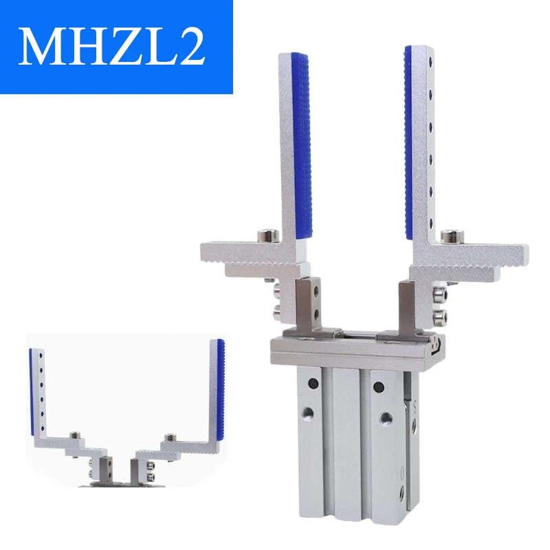 Fingerzylinder Parallelklemmmanipulator Verlängerte Öffnungsklemme MHZL2-16D Einstellbares Positionierungsfutter Image