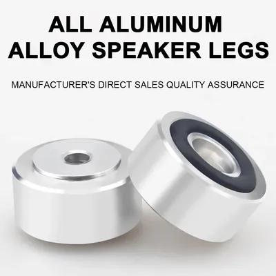 4/8Pcs HIFI Lautsprecher Spikes Stehen Füße Pad Aluminium Legierung Lautsprecher Isolation Stehen Füße Pad Lautsprecher Füße Pad für Lautsprecher DAC Image