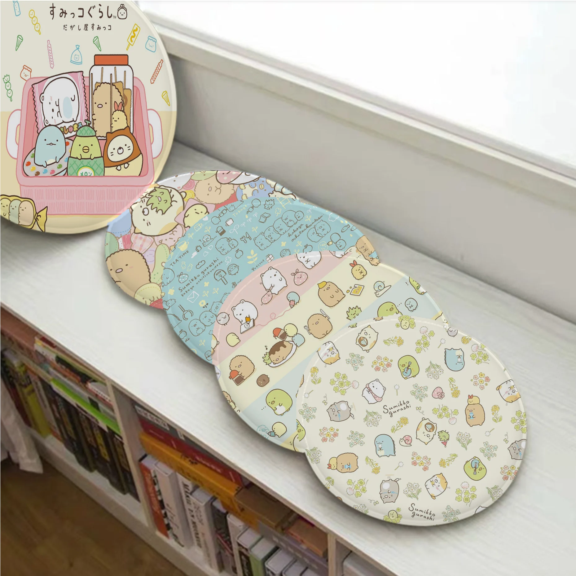 Japan s-sumikko gurashi niedlichen europäischen Meditations kissen Hocker Pad Esszimmers tuhl Tatami Sitzkissen Anti-Rutsch-Garten im Freien Image