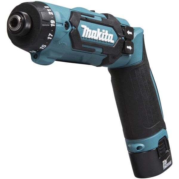 makita »DF012DSE« inkl. 2x Akku blau, 12.5x6.4x11.5 cm Image