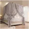 Princess Bed Netting Canopy for Girls Mosquito Net Bed Frame Curtain Brackets 4 Corners Post Bed