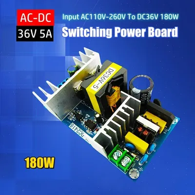 AC 110V-260V to DC 36V 5A 180W Switch Power Board DC36V Isolated Power Supply Board DC2416