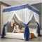 Bed Canopy Luxury Bed Canopy Home Bedroom Decorative Bed Curtain, Encrypted Mosquito et, for