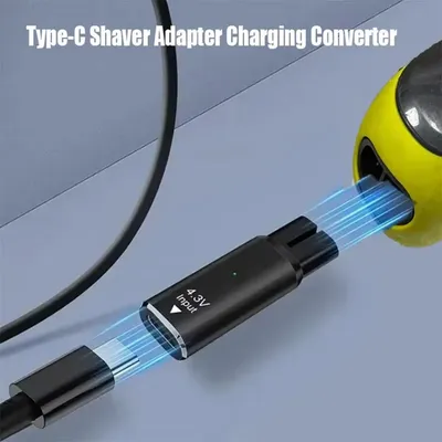 USB​ Type C PD to DC 4.3V Power Adapter Converter for Philips Shaver Razor Electric Hair Clipper Fast Charge Connector