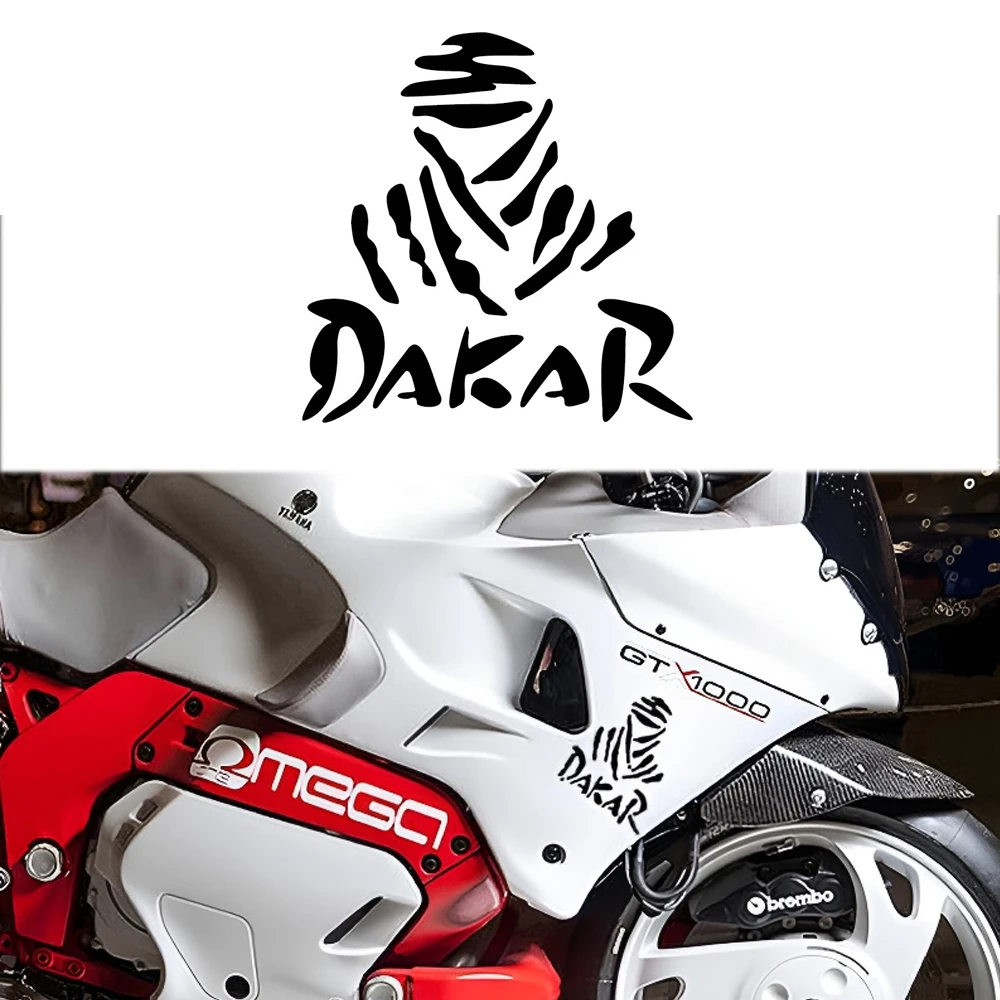 Autocollant de voiture DAKAR jeu de rallye carrosserie automobile pare-chocs fenêtres moto ordinateur portable murs carrosserie de voiture autocollants réglage de voiture accessoire décoratif