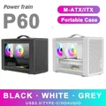 X-GAMERX P60 M-ATX Custodia per computer portatile Scheda madre ITX ATX/SFX Supporto per alimentatore U3 Tipo-C Desktop MINI Piccolo telaio