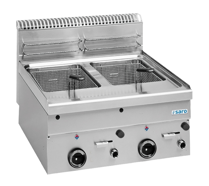 Saro Gastro-Products GmbH SARO Gas-Fritteuse 8+8 L, Auftisch, 600 Line, GF66 Image