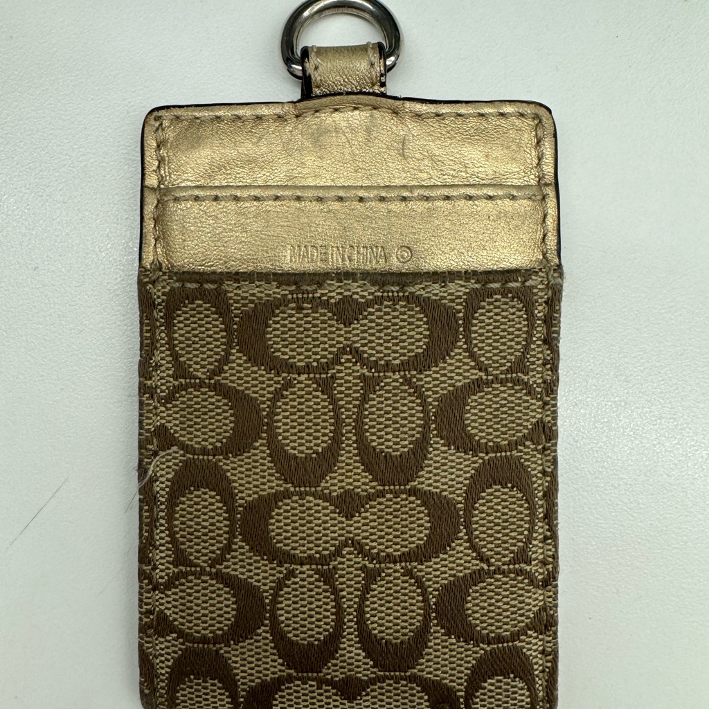Coach Cell Phones & Accessories | Coach Brown And Gold Phone Case | Color: Brown/Gold | Size: Os