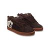 Sneaker DC SHOES "Court Graffik", Gr. 10,5(44), braun, gum, 57.05% Leder, 28.2% Synthetikmaterial, 13.87% Polyester, 0.88% Textil, Schuhe