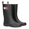 Gummistiefel TOMMY HILFIGER, Kinder, Gr. 33, schwarz, Gummi, modisch, Schuhe, Regenstiefel, Matschstiefel mit Logo