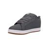 Sneaker DC SHOES "Court Graffik", Gr. 11,5(45), grau, weiß, 57.05% Leder, 28.2% Synthetikmaterial, 13.87% Polyester, 0.88% Textil, Schuhe