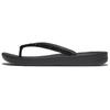 Zehentrenner FITFLOP "iQUSHION MULTI-CRYSTAL", Damen, Gr. 39, schwarz, Synthetik, modisch, Schuhe, Sandale, Flats, Pool Slides mit Schmucksteinen verziert