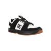 Sneaker DC SHOES "Lynx Zero", Gr. 7(39), schwarz-weiß (weiß, schwarz, weiß), 50.51% Leder, 39.8% Synthetikmaterial, 9.69% Polyester, Schuhe
