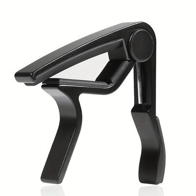 TEMU Premium Alloy Guitar Capo With Picks - Acoustic & Electric Guitars, Ukuleles, Basses, And