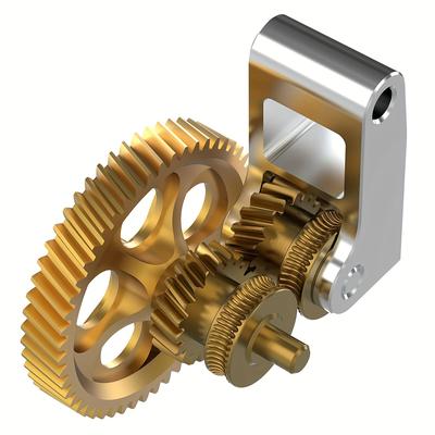 TEMU Panda Claw, Extruder Gear For X1c P1p , Golden Rnc Nano-coated Extruder Gear, Smoother And More Flow, Life