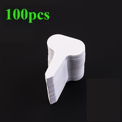 TEMU 100pcs Waterproof Pvc Plant Tags For Gardening - Long-lasting Labels For Seedlings, Flowers, Succulents & Orchids - Home & Garden Decor Image
