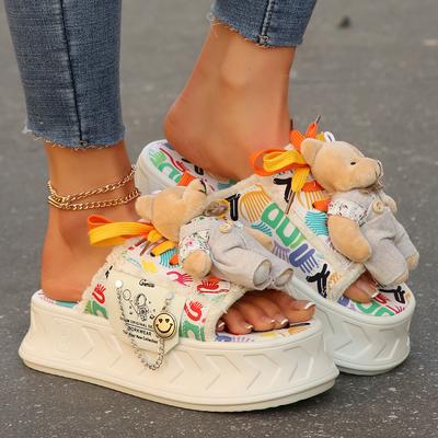 TEMU Casual Summer Thick-soled Slip-on Versatile Comfortable Soft-bottom Sandals For Women Image