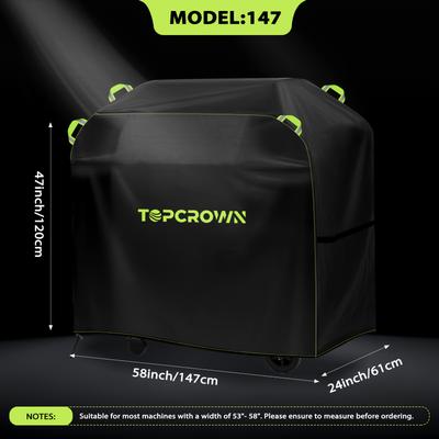 TEMU Grill Cover For Outdoor Grill, Oxford Waterproof Anti-uv Bbq Gas Grill Cover, With Adjustable Hem Drawstring For - Nexgrill And More Grills., Toptrek Image