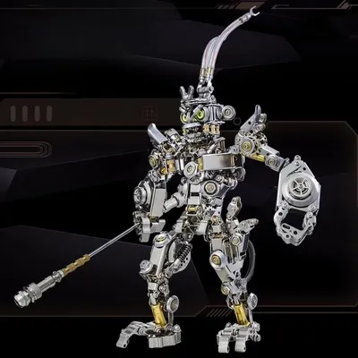 3D Puzzle Metal Monkey Model Kit Toy DIY Assembly Mechanical Animals Model Building Kits for Kids