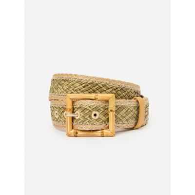 J.McLaughlin Women's Sandie Belt Natural, Size XL | Raffia