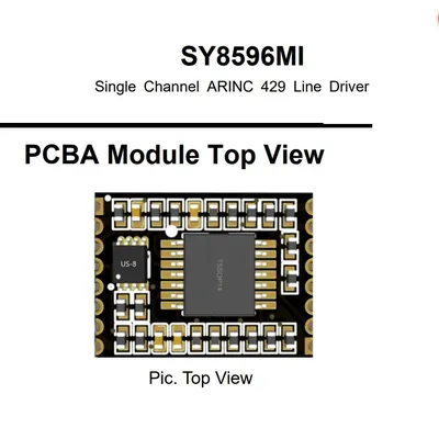 SY8596MI Single Channel ARINC 429 Line Driver Replacement for HI-8596PST type