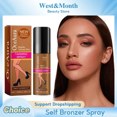 Self Tanning Spray Intensive Bronzing Brown Sunless Sun Kissed Browning Preventing Sunburn