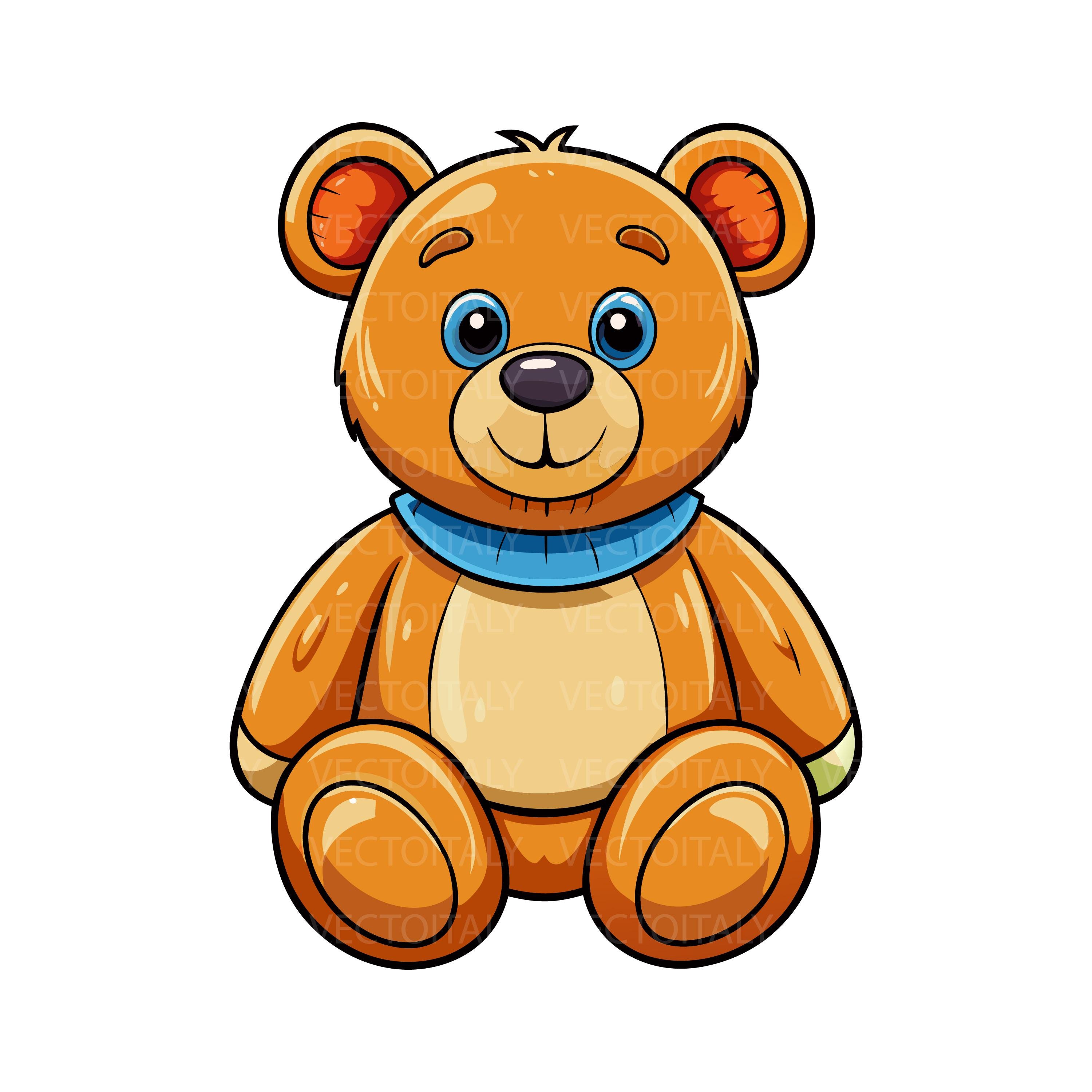 Teddy Bear SVG. Teddy Bear Pdf. Circut cut files, Silhouette. Layered files. Teddy Bear clipart. Cute baby bear svg. Brown Bear svg