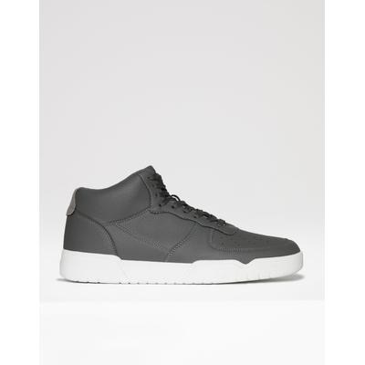 Threadbare Men's Charcoal Grey Classic High Top Trainers