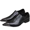2025, modische spitze Herrenschuhe mit Metallkappe, schwarze Leder-Kleiderschuhe für Hochzeit/Geschäft/Party, elegante Lederschuhe für Herren!