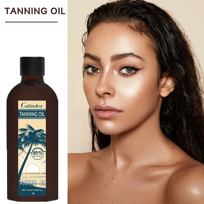 120 ml/4,058 fl.oz Summer Tanning Oil10 Intensive Sunscreen Beach Essential Sunscreen Tanning Oil Unisex Allzweck Image