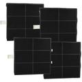 4x filtro a carboni attivi compatibile con Balay 3BD896XP, 3BD899XP cappe aspiranti - 22,2 x 22,2 x