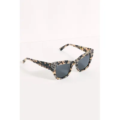 Decker Polarized Square Sunglasses at Free People in Snow Tort