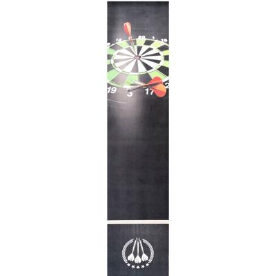Läufer "Dartteppich LONDON", schwarz, B:65cm H:5mm L:300cm, Polyamid, PRIMAFLOR-IDEEN IN TEXTIL, Teppiche, Dartmatte mit offiziellem Spielabstand 237 cm, rutschhemmend Image