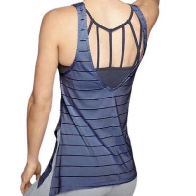 Athleta Tops | Athleta Max Out Chi 2 In 1 Tank Top And Sports Bra Size Xs | Color: Blue | Size: Xs